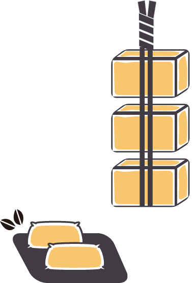 豆腐のイラスト